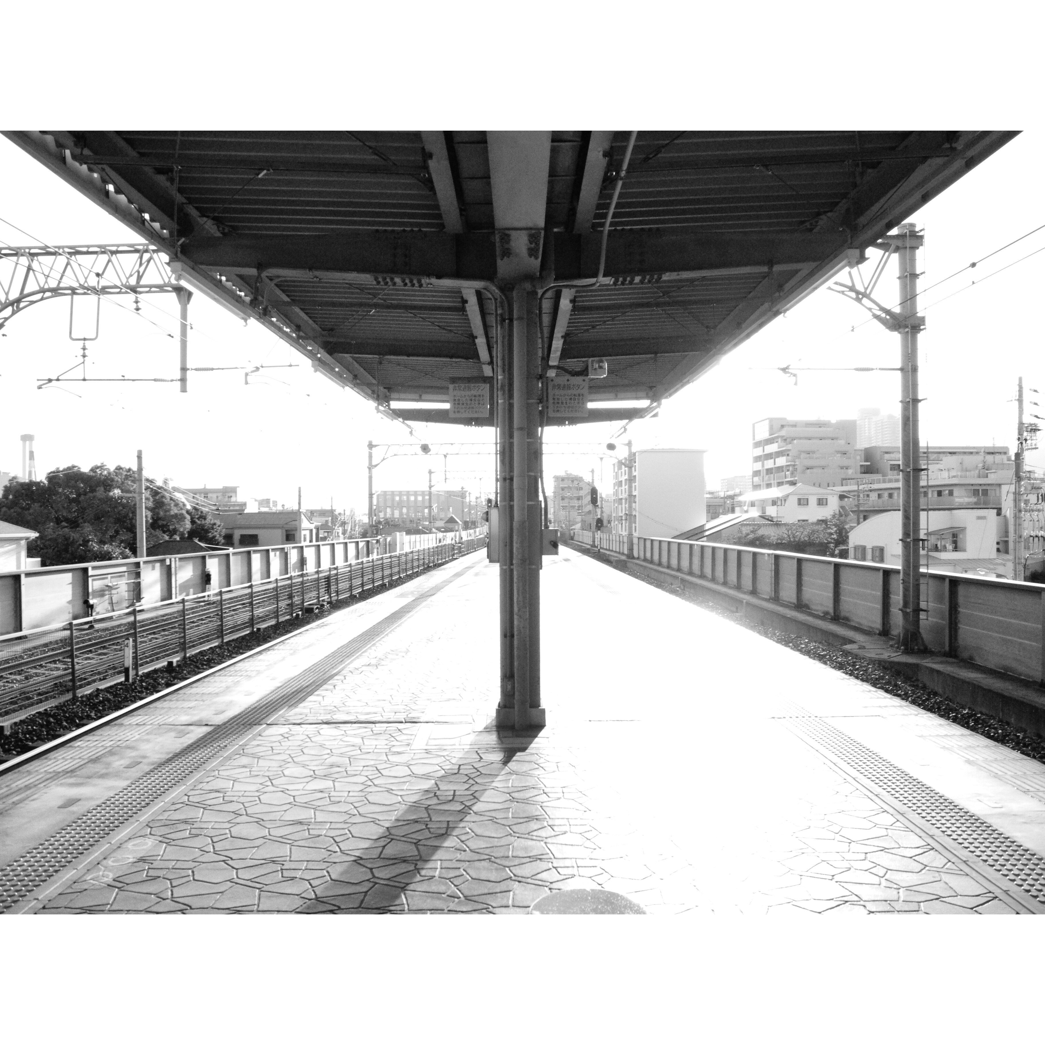 Monochrome candid portrait